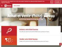 Tablet Screenshot of hotel-bureau.fr